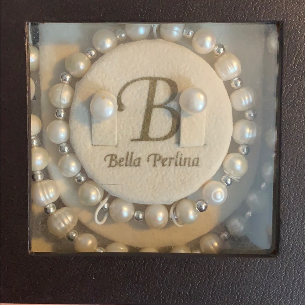 New in Box Bella Perkins Genuine Pearl Set